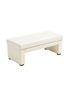 Linden Upholstered Faux Leather Bench (synthetic illustration; no displayed measurements)