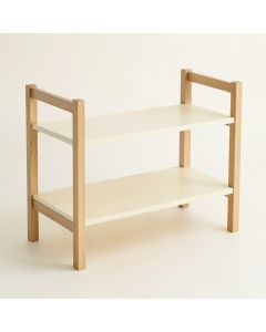 Meadow Bridge Empty Countertop Canister Rack - Cream (synthetic illustration; no displayed measurements)