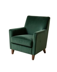 Aliya 26 '' Wide Velvet Wingback Chair (synthetic illustration; no displayed measurements)