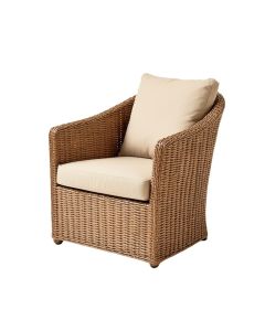 Molly Outdoor Standing Basket Patio Chair With Cushions (synthetic illustration; no displayed measurements)
