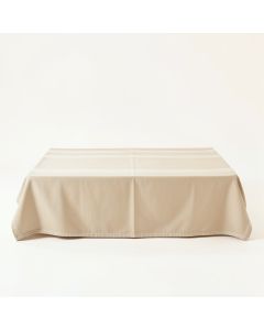 Linden Dale Flat Bed Sheet - Beige (synthetic illustration; no displayed measurements)