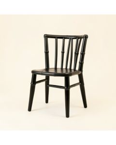Dune Bridge Small Chair - Black (synthetic illustration; no displayed measurements)