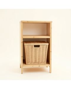 Spruce Dale Freestanding Pull-Out Hamper Cabinet - Beige (synthetic illustration; no displayed measurements)