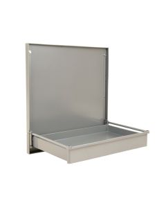 Briar Crest Empty Wall-Mounted Tool Organizer Panel - Gray (synthetic illustration; no displayed measurements)