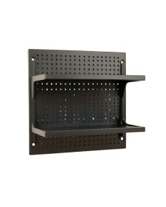 Elm Dale Empty Wall-Mounted Tool Organizer Panel - Black