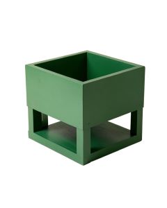 Ash Brook Empty Raised Planter - Green (synthetic illustration; no displayed measurements)