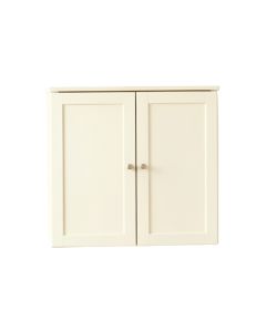 Moss Bluff Wall-Mounted Entry Cabinet - Cream (synthetic illustration; no displayed measurements)
