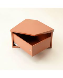 Holly Bluff Under-Desk Drawer Unit - Terracotta (synthetic illustration; no displayed measurements)