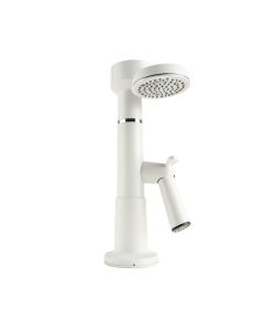 Mp1 Wall Mount Diveter/Thermostatic Shower Faucet With Rain Shower Head And Hand Shower