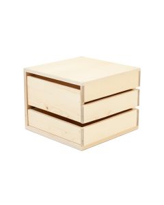 Oak Crest Under-Desk Drawer Unit - Ivory