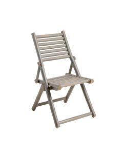 Willow Branch Folding Outdoor Chair - Gray (synthetic illustration; no displayed measurements)