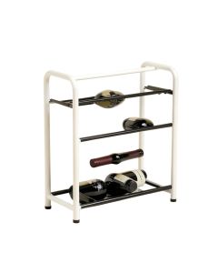 Aurelia 15 Bottle Floor Wine Bottle & Glass Rack