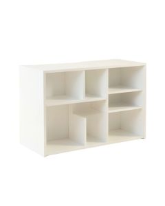 Stone Edge Desktop Shelving Unit - White (synthetic illustration; no displayed measurements)