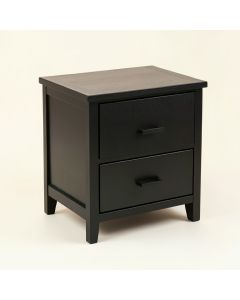 Abarca 2 - Drawer Nightstand In Black (synthetic illustration; no displayed measurements)