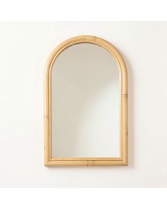 Flint Bridge Framed Wall Mirror - Beige (synthetic illustration; no displayed measurements)