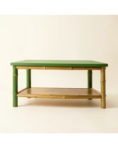Alder Crossing Indoor Bench - Green (synthetic illustration; no displayed measurements)