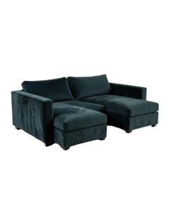 Ralphy 108.27 '' Wide Velvet Left Hand Facing Sofa & Chaise