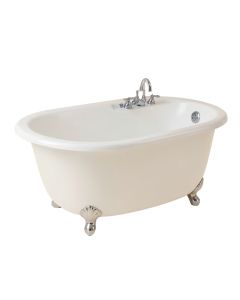 68 '' X 34 '' Clawfoot Soaking Acrylic Bathtub