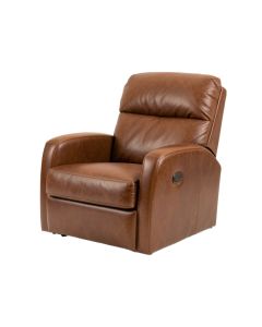 30.7 '' Wide Faux Leather Power Glider Standard Recliner