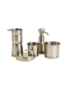 Clare Stainless Steel 8 Piece Bathroom Accessory Set