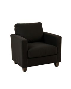 Hazel Bend Upholstered Armchair - Black