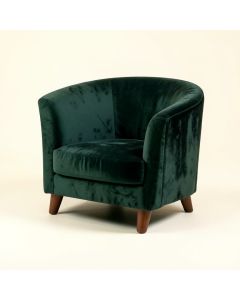 Boyster 24 '' Wide Velvet Armchair (synthetic illustration; no displayed measurements)