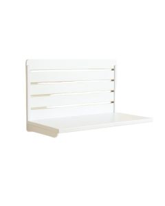 Meadow Bridge Wall-Mounted Entryway Organizer Shelf - White