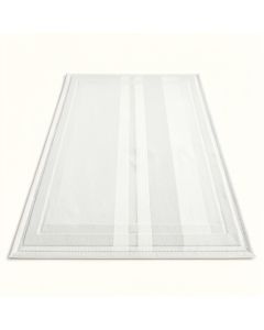 Oak Crest Rectangular Outdoor Rug - White (synthetic illustration; no displayed measurements)
