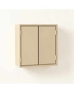 Shore Arc Wall-Mounted Entry Cabinet - Beige (synthetic illustration; no displayed measurements)