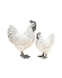 2 Piece Rosenbaum Rooster And Hen Set