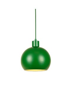 Alder Bluff Pendant Light Suspended From One Plain Cable - Green (synthetic illustration; no displayed measurements)