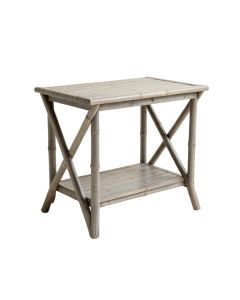 Willow Arc Side Table - Gray (synthetic illustration; no displayed measurements)