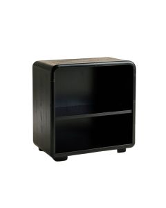 Juniper Arc Low Bookcase - Black