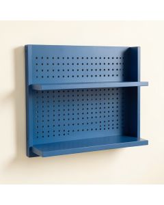 Dune Crossing Empty Wall-Mounted Tool Organizer Panel - Blue (synthetic illustration; no displayed measurements)