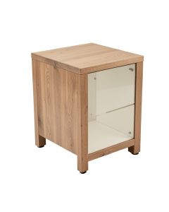 Wheel End Table With Storage (synthetic illustration; no displayed measurements)