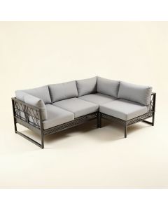 Ammamaria 138 '' Wide Outdoor U-Shaped Patio Sectional With Cushions (synthetic illustration; no displayed measurements)