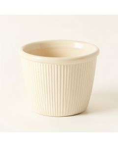 Dawn Bend Empty Planter - Cream (synthetic illustration; no displayed measurements)