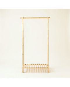 Alder Crest Empty Garment Rack - Ivory (synthetic illustration; no displayed measurements)