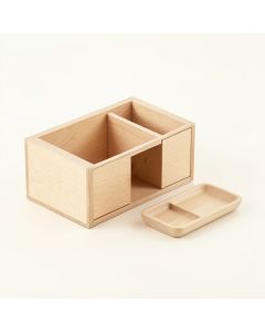 Dawn Bend Empty Coffee-Station Organizer - Beige (synthetic illustration; no displayed measurements)