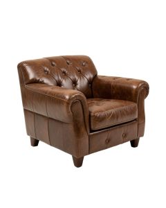Gillmore 31 '' Wide Tufted Cowhide Armchair (synthetic illustration; no displayed measurements)