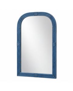 Birch Bridge Framed Wall Mirror - Blue