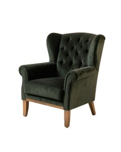 Bouck 30 '' Wide Tufted Velvet Wingback Chair