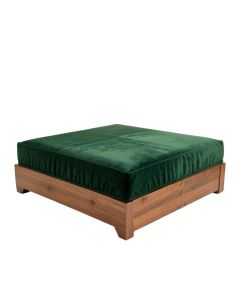 Leilla 85 '' Velvet Square Arm Sleeper