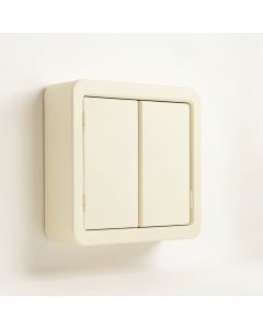 Summit Dell Wall-Mounted Entry Cabinet - Cream (synthetic illustration; no displayed measurements)