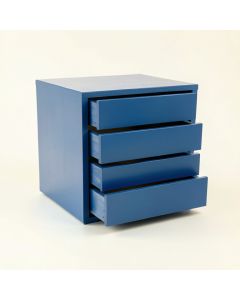 Sage Dell Small-Parts Storage Drawer Cabinet - Blue (synthetic illustration; no displayed measurements)