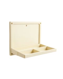 Ridge Branch Empty Wall-Mounted Tool Organizer Panel - Ivory (synthetic illustration; no displayed measurements)