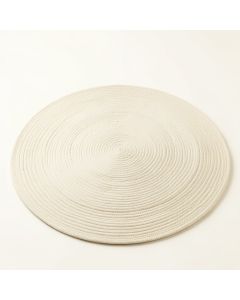 Harbor Branch Round Area Rug - Cream (synthetic illustration; no displayed measurements)
