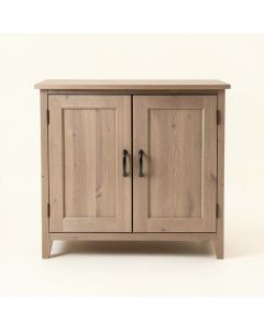 French Farmhouse 2 Door Accent Cabinet (synthetic illustration; no displayed measurements)