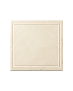Field Brook Uninstalled Square Decorative Tile - Cream