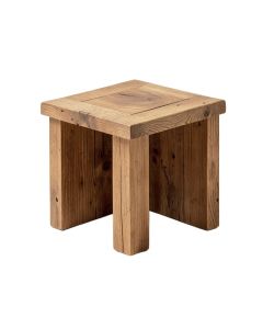 Recycled Teak End Table